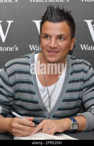 Peter Andre, Waterstones, Bluewater, Kent. UK Stockfoto