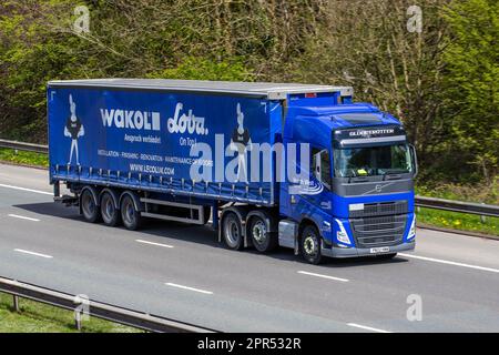 WAKOL LOBA 2022 Blue Volvo Diesel 12777 cm3 FH 500 Globetrotter 500 Stockfoto