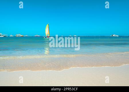 Bavaro Beach in Punta Cana in der Dominikanischen Republik Stockfoto