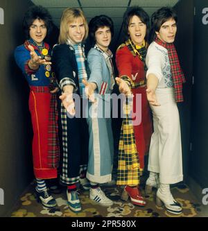 Bay City Rollers wurde 1980 in London fotografiert Stockfoto