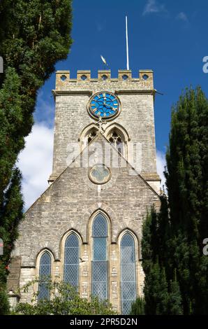 The Parish Church of Saint Peter and Saint Paul, Ringwood, England, Großbritannien Stockfoto