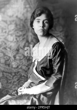 Alice Paul. Portrait der amerikanischen Quäkerin-Suffragistin und Frauenrechtsaktivistin Alice Stokes Paul (1885-1977), c. 1918 Stockfoto