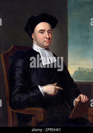 George Berkeley. Porträt des angeloirischen Philosophen Bischof George Berkeley (1685-1753) von John Smibert, Ol on Canvas, c. 1727 Stockfoto