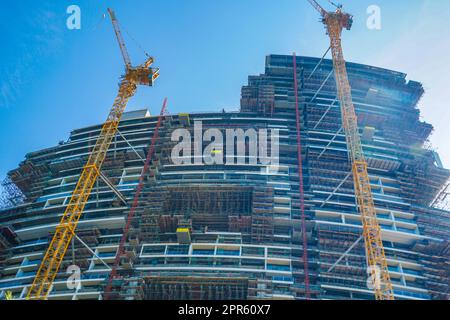 Dubais Royal Atlantis (im Bau) Stockfoto
