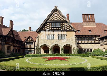 Schloss Cecilienhof, Ort der Potsdamer Konferenz 1945, Brandenburg, Deutschland, Potsdam Stockfoto