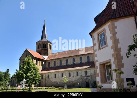 St. Godehard-Kirche in Hildesheim Stockfoto