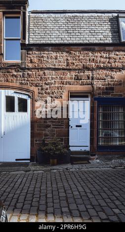 Licht und Schatten im Wohnbereich Stockfoto