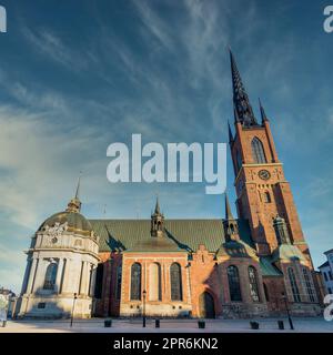 Riddarholmen Kirche, Riddarholmshamnen Insel, Altstadt, Gamla Stan, Stockholm, Schweden, an einem Sommertag Stockfoto