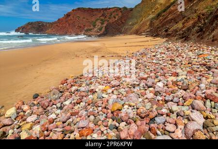 Schöner Strand in Alentejo Stockfoto