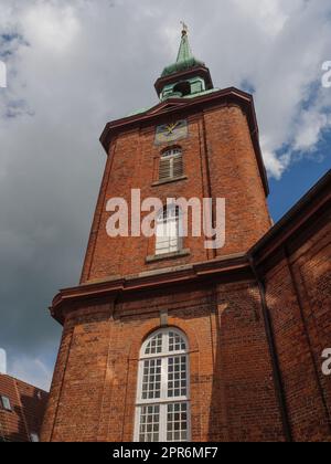 Die Stadt Kappeln an der schlei Stockfoto