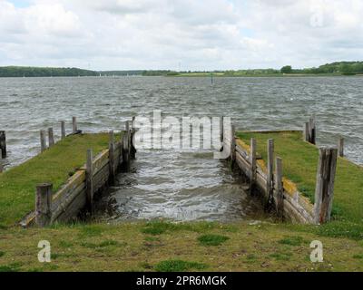 Maasholm an der schlei Stockfoto