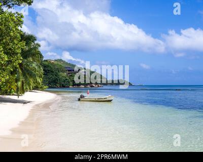 Seychellen, Praslin - Anse St. Sauveur Stockfoto