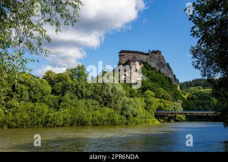 Die ORAVA BURG in der Slowakei Stockfoto