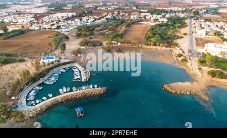 Aerilane Agia Triada Beach, Protaras, Zypern Stockfoto