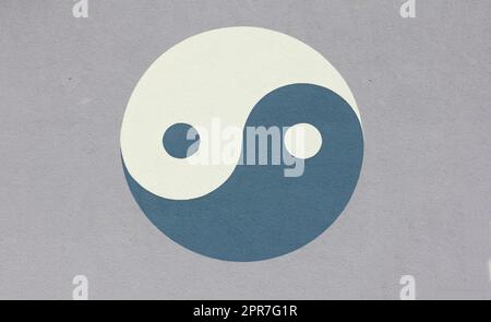 Yin und Yang Yin und Yang Stockfoto