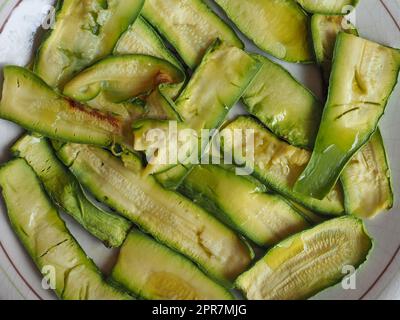 Zucchini, auch bekannt als Zucchini, Gemüse-Küche Stockfoto