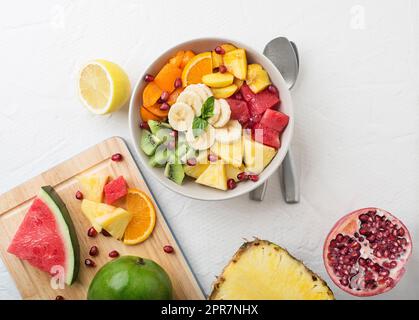 Frischer Salat Stockfoto