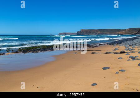 Schöner Strand in Alentejo Stockfoto