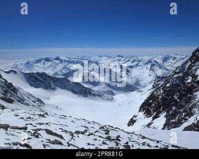 Wilder Pfaff, Skitour, Tirol, Österreich Stockfoto