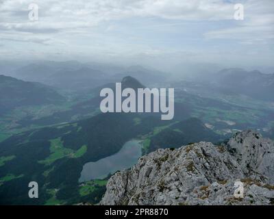 Widauersteig, Scheffauer Berg, Tirol, Österreich Stockfoto