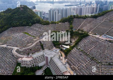 Junk Bay, Chinesischer Permanenter Friedhof Stockfoto