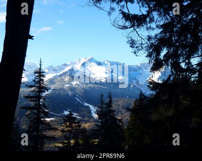 Alpspitze, Wettersteingebirge, Bayern, Deutschland Stockfoto