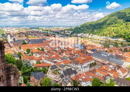 Heidelberger Altstadt in Deutschland Stockfoto