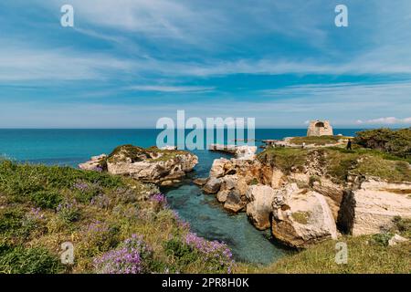 Molfetta Bay - Apulien, Italien Stockfoto