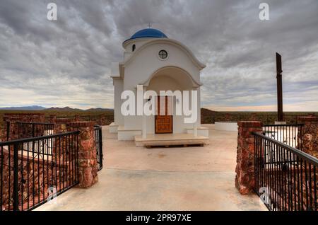 Griechisch-orthodoxe Kapelle im Kloster des Heiligen antonius Stockfoto