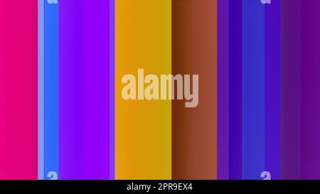 Linien in verschiedenen Farben. Computer erzeugt 3D Rendering Stockfoto