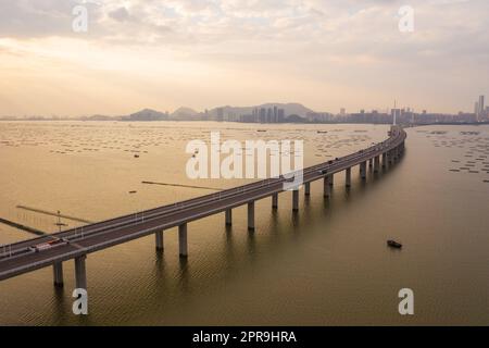 Hongkong, 05. November 2020: Hongkong Shenzhen Western Corridor Stockfoto