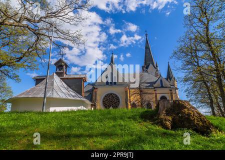 Basilika des Besuchs der Heiligen Jungfrau Maria Stockfoto