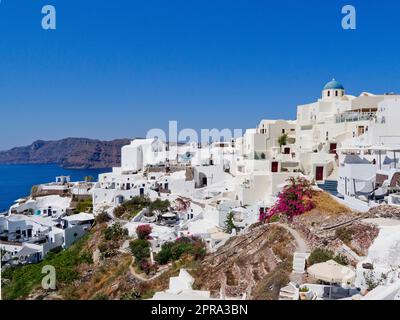 Griechenland, Santorin - Altstadt Von Oia Stockfoto