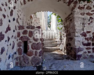 Griechenland, Santorin - Altstadt Von Oia Stockfoto