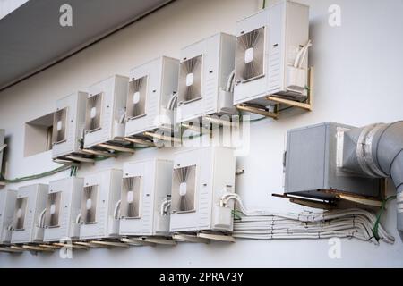Klimaanlage Und Wärmepumpe Stockfoto