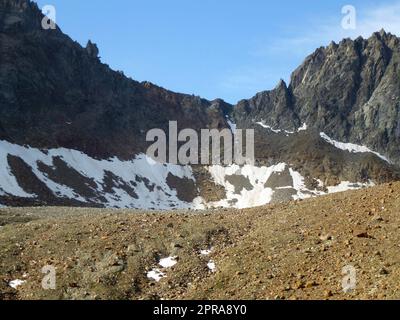 Stubaier Höhenwanderweg, Runde 4 in Tirol, Österreich Stockfoto