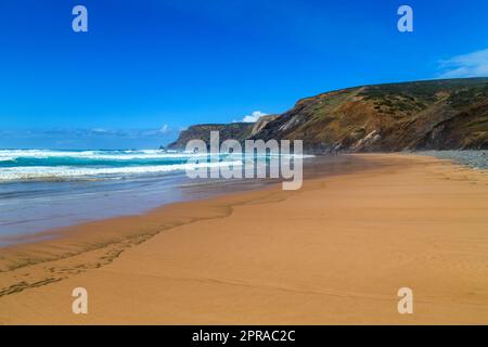 Schöner Strand in Alentejo Stockfoto