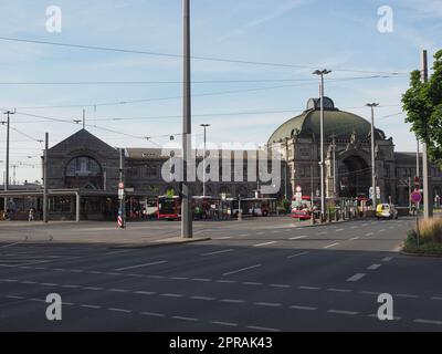 Nürnberger Hauptbahnhof in Nürnberg Stockfoto