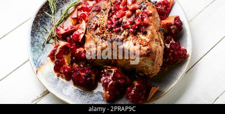 Ein köstliches Stück Fleisch Stockfoto