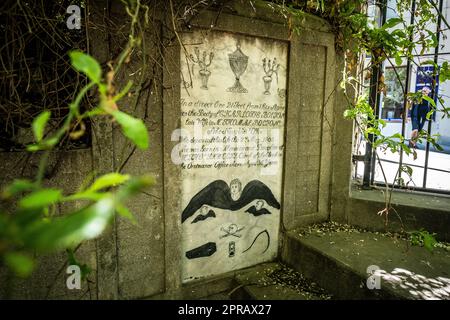 Grab von Charlotte Bolton auf dem Trafalgar-Friedhof in Gibraltar Stockfoto