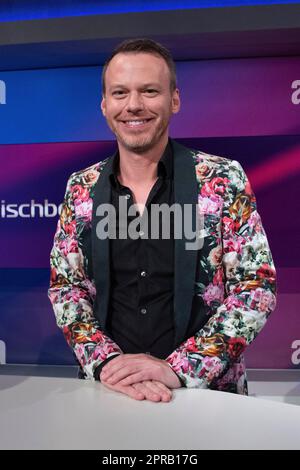 Köln, Deutschland. 26. April 2023. Christian EHRLICH, Naturfilmmacher, Porträt, Porträt, Einzelbild zugeschnitten, Single Motif, „Maischberger“, Talkshow, WDR/ARD, April 26, 2023. Kredit: dpa/Alamy Live News Stockfoto