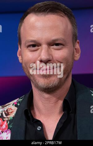 Köln, Deutschland. 26. April 2023. Christian EHRLICH, Naturfilmmacher, Porträt, Porträt, Einzelbild zugeschnitten, Single Motif, „Maischberger“, Talkshow, WDR/ARD, April 26, 2023. Kredit: dpa/Alamy Live News Stockfoto