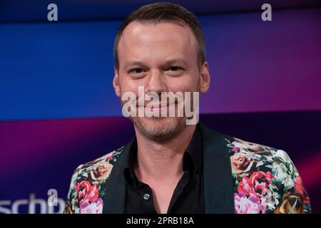 Köln, Deutschland. 26. April 2023. Christian EHRLICH, Naturfilmmacher, Porträt, Porträt, Einzelbild zugeschnitten, Single Motif, „Maischberger“, Talkshow, WDR/ARD, April 26, 2023. Kredit: dpa/Alamy Live News Stockfoto