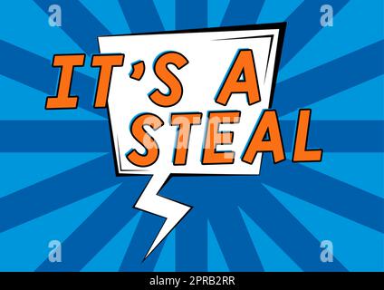 Inspiration mit dem Schild „IT S“ ist ein Schnäppchen. Geschäftsansatz vertrauliche Informationen erhalten Cyber-Sicherheitsverletzungen Hacking Blanke Thunderstorm Speech Bubble mit Copy Space for Branding. Stockfoto