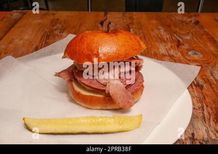 Köstliches Kubanisches Sandwich Stockfoto