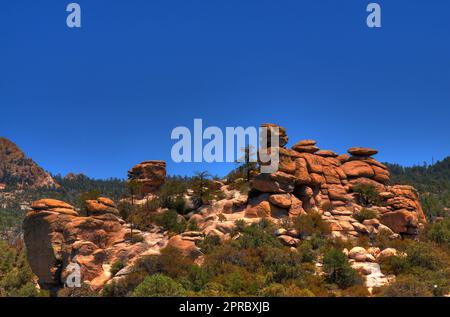 Südosten Arizonas, Chiricahua National Monument im Herbst Stockfoto