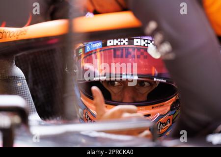 SUZUKA, JAPAN, Suzuka Circuit, 7. Oktober: Daniel Ricciardo (AUS) des Teams McLaren während des japanischen Formel-1-Grand Prix auf der Suzuka-Rennstrecke am Stockfoto