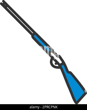 Das Symbol Der Jagdwaffe Stock Vektor