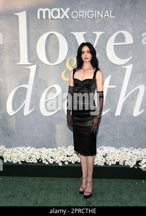 Krysten Ritter trifft am 26. April 2023 im Directors Guild of America Theatre in West Hollywood, Kalifornien, zum „Love & Death“ Los Angeles Premiere ein. © Lisa OConnor/AFF-USA.com Stockfoto