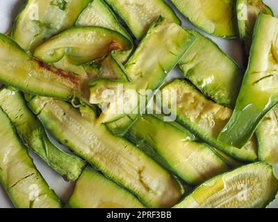 Zucchini, auch bekannt als Zucchini, Gemüse-Küche Stockfoto